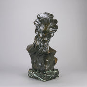 Art Nouveau Bronze Bust by Lambeaux