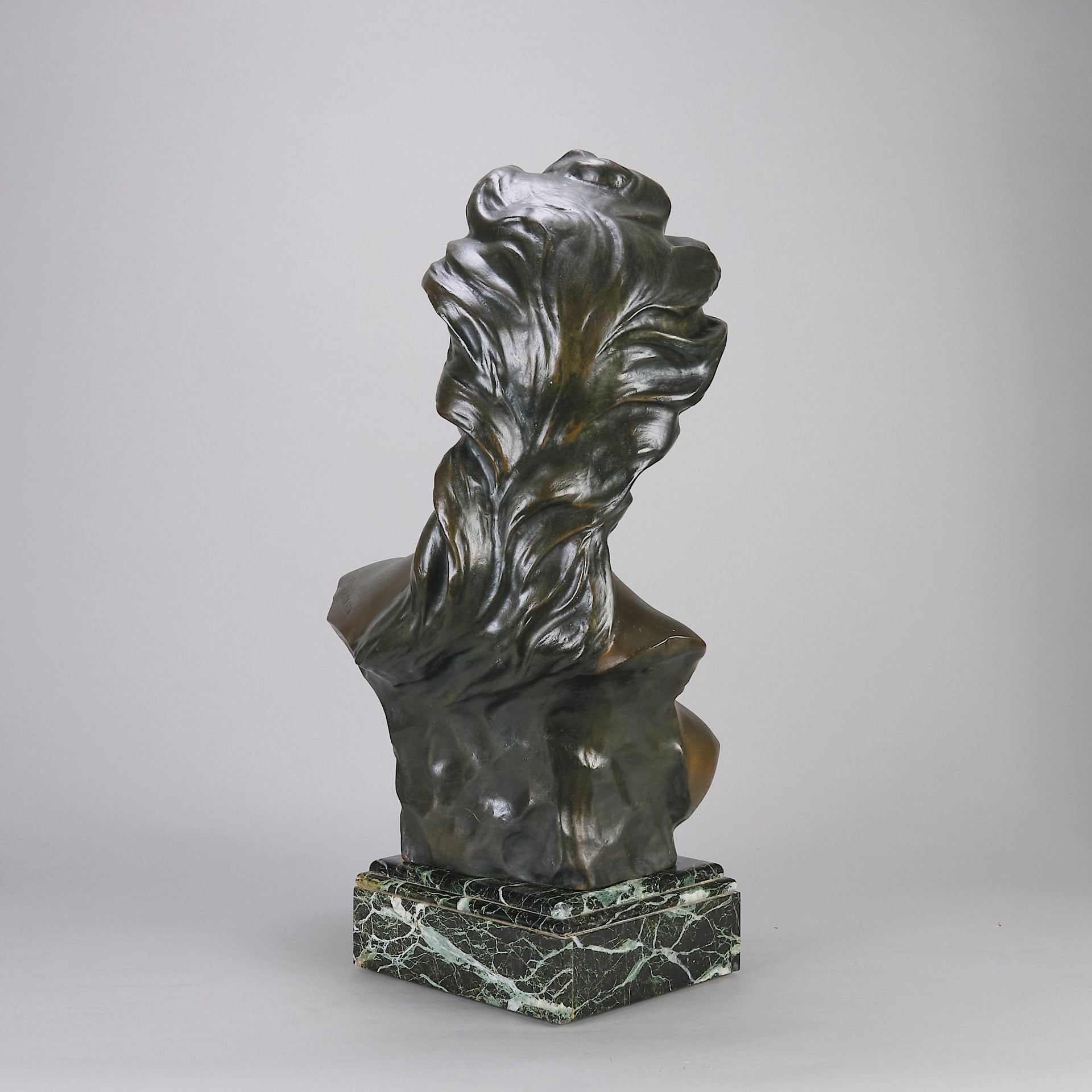 Art Nouveau Bronze Bust by Lambeaux