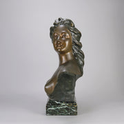 Art Nouveau Bronze Bust by Lambeaux