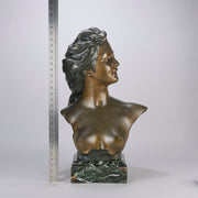 Art Nouveau Bronze Bust by Lambeaux