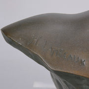 Art Nouveau Bronze Bust by Lambeaux