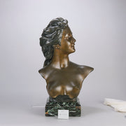 Art Nouveau Bronze Bust by Lambeaux