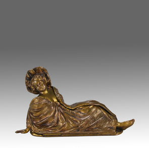 "Reclining Lady" by Jennings Brothers - Hickmet Fine Arts 