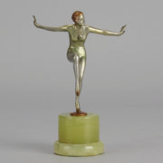 Josef Lorenzl Arms Out - Art Deco Bronze - Hickmet Fine Arts