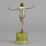 Josef Lorenzl Arms Out - Art Deco Bronze - Hickmet Fine Arts