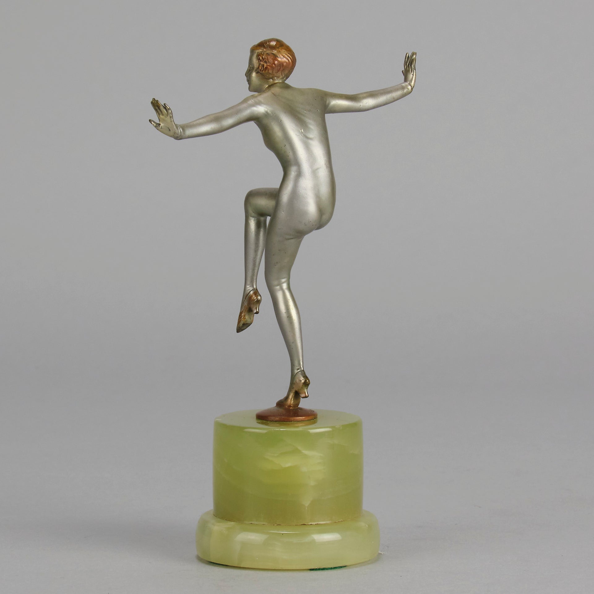 Josef Lorenzl Arms Out - Art Deco Bronze - Hickmet Fine Arts