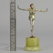 Josef Lorenzl Arms Out - Art Deco Bronze - Hickmet Fine Arts