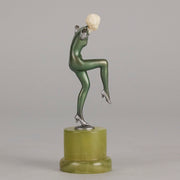 Josef Lorenzl Arms Out - Art Deco Bronze - Hickmet Fine Arts