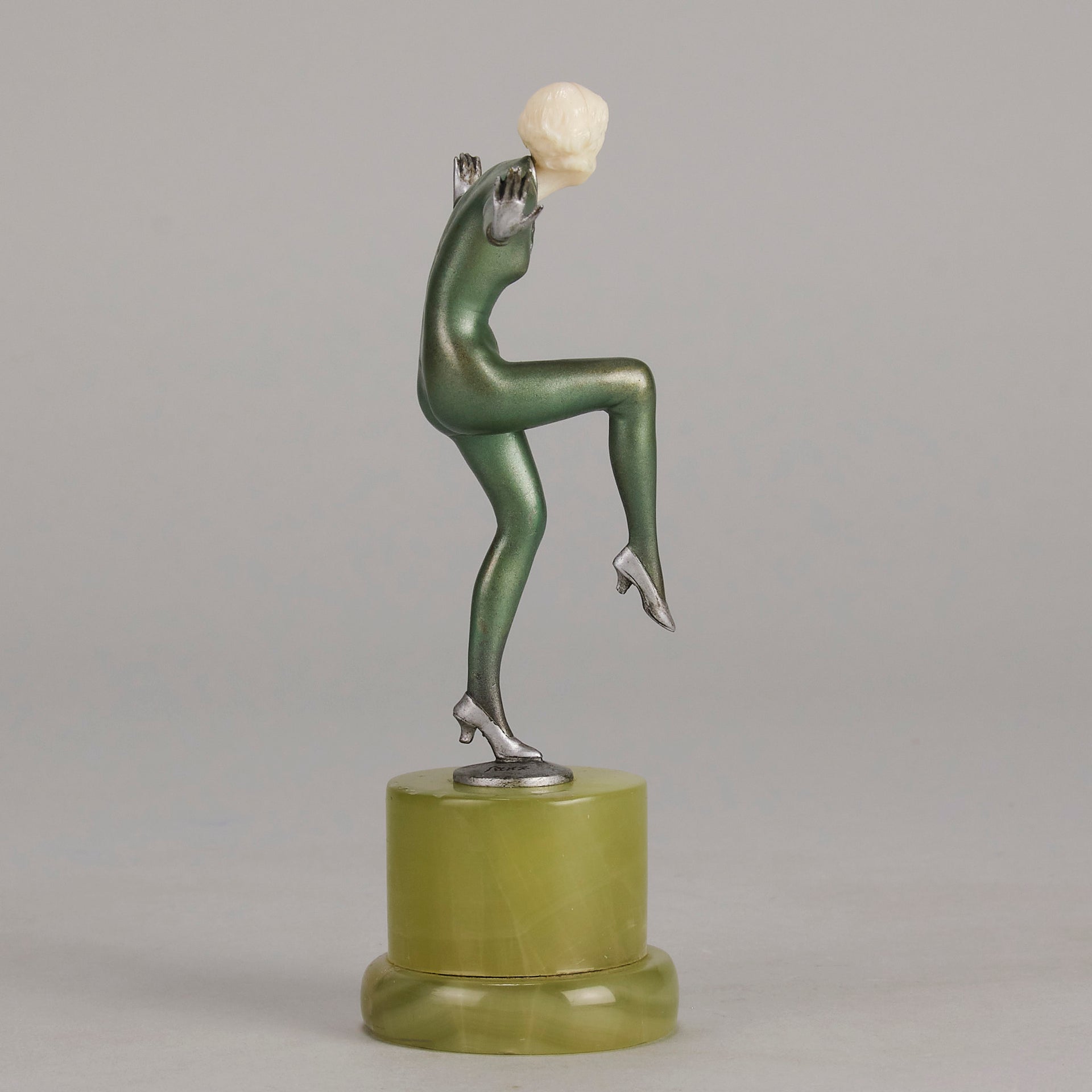 Josef Lorenzl Arms Out - Art Deco Bronze - Hickmet Fine Arts