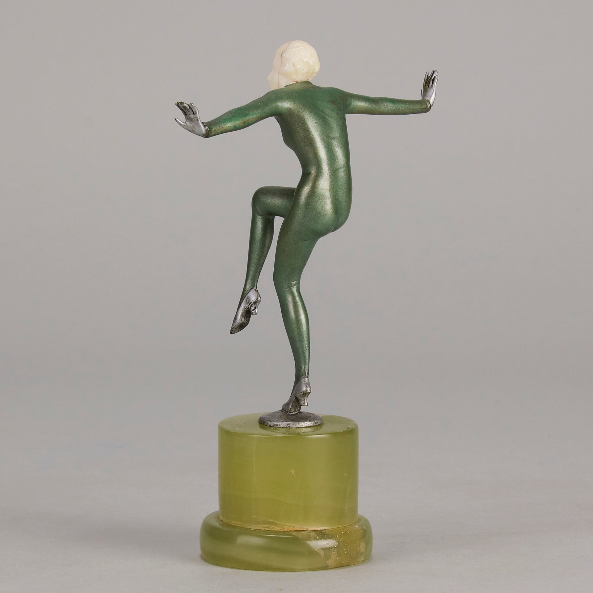 Josef Lorenzl Arms Out - Art Deco Bronze - Hickmet Fine Arts