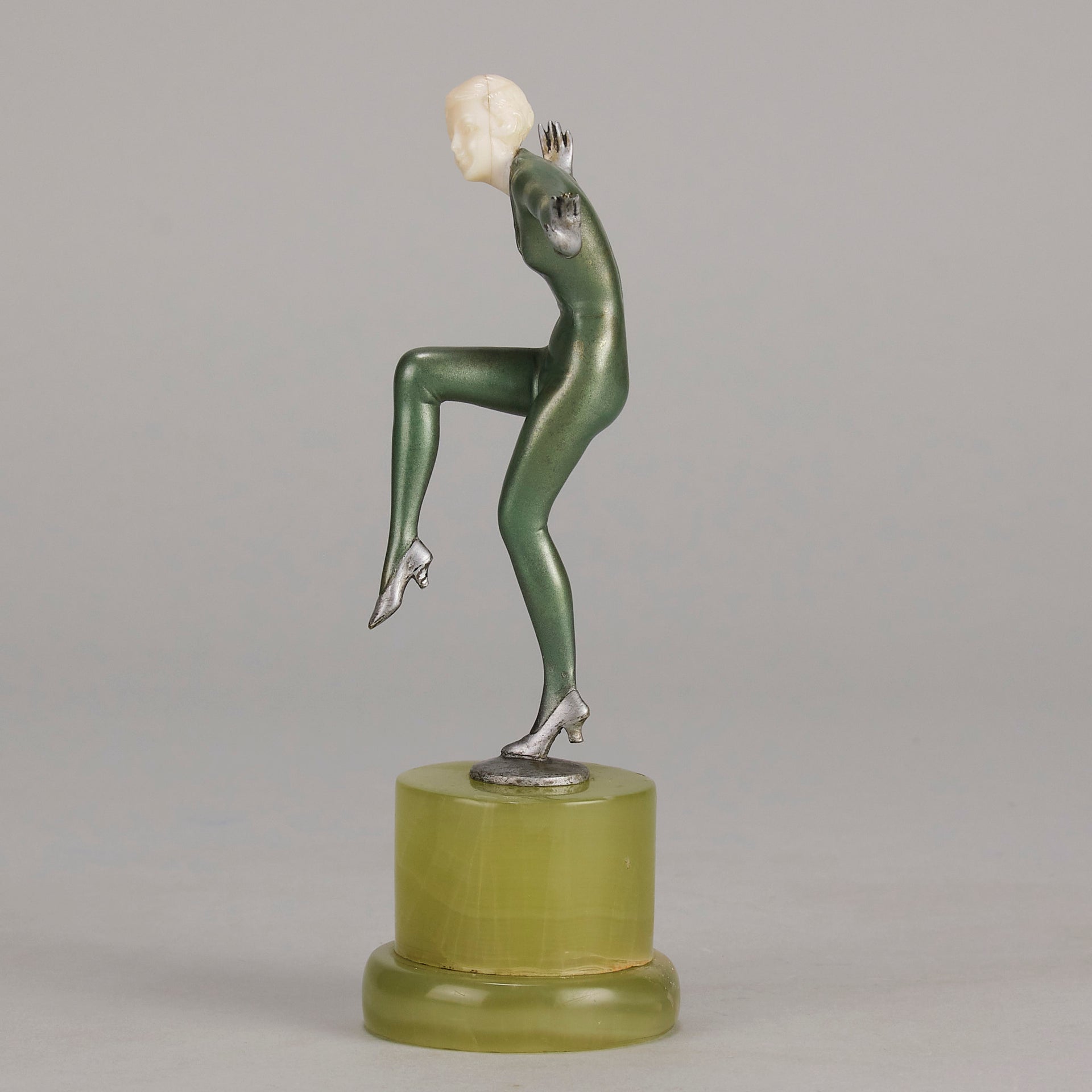 Josef Lorenzl Arms Out - Art Deco Bronze - Hickmet Fine Arts