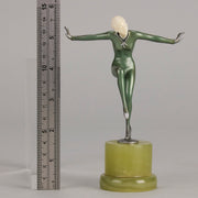 Josef Lorenzl Arms Out - Art Deco Bronze - Hickmet Fine Arts