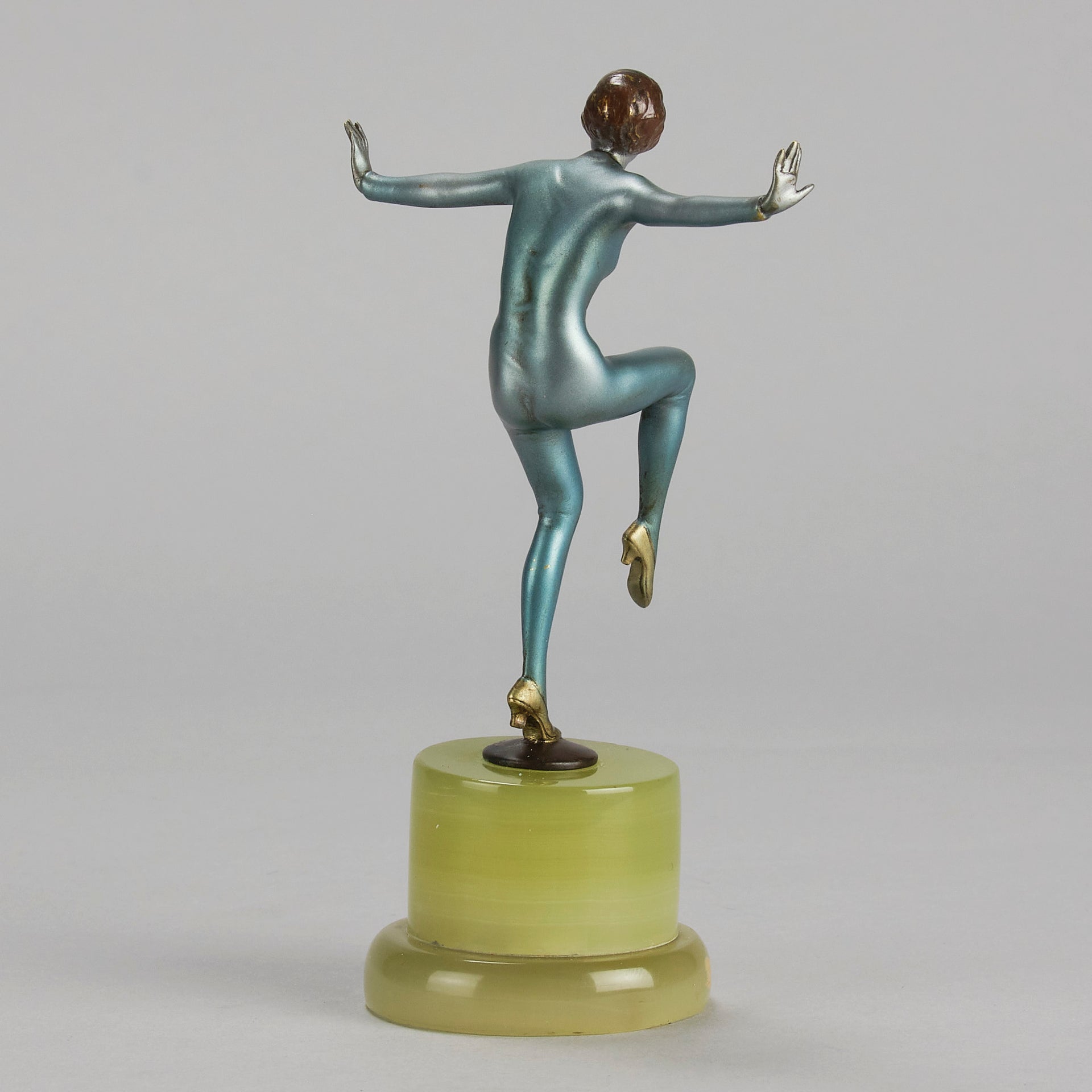 Josef Lorenzl Arms Out - Art Deco Bronze - Hickmet Fine Arts