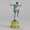 Josef Lorenzl Arms Out - Art Deco Bronze - Hickmet Fine Arts