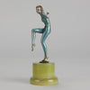 Josef Lorenzl Arms Out - Art Deco Bronze - Hickmet Fine Arts