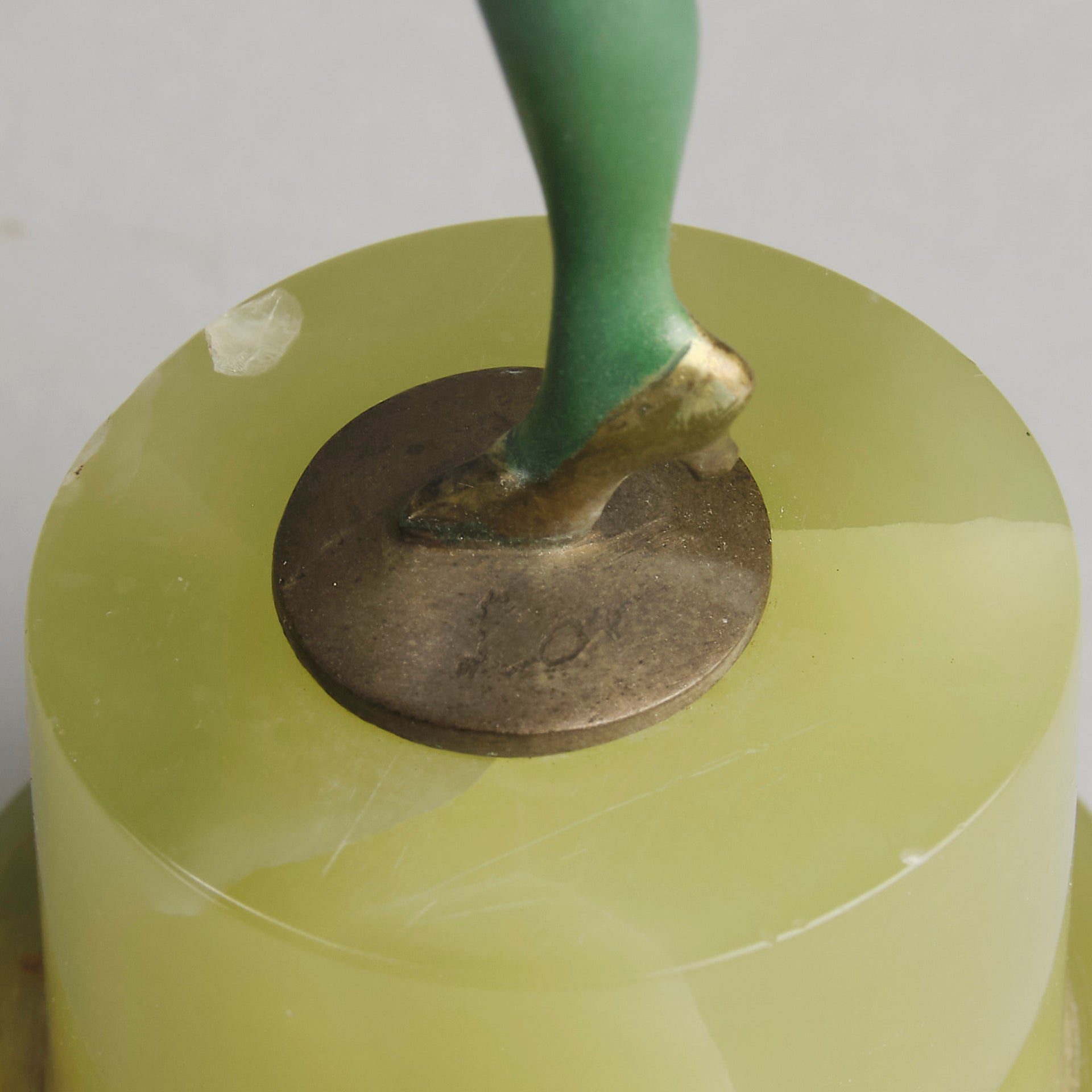 Lorenzl Girl with Arms Out Bronze and Ivory