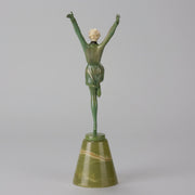 Josef Lorenzl Arms Up - Art Deco Bronze - Hickmet Fine Arts