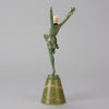 Josef Lorenzl Arms Up - Art Deco Bronze - Hickmet Fine Arts