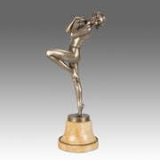 Josef Lorenzl Cleo - Art Deco Bronze - Hickmet Fine Arts