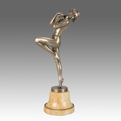 Josef Lorenzl Cleo - Art Deco Bronze - Hickmet Fine Arts