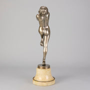 Josef Lorenzl Cleo - Art Deco Bronze - Hickmet Fine Arts