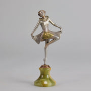 Lorenzl Curtsy -  Art Deco Bronze Figure - Hickmet Fine Arts