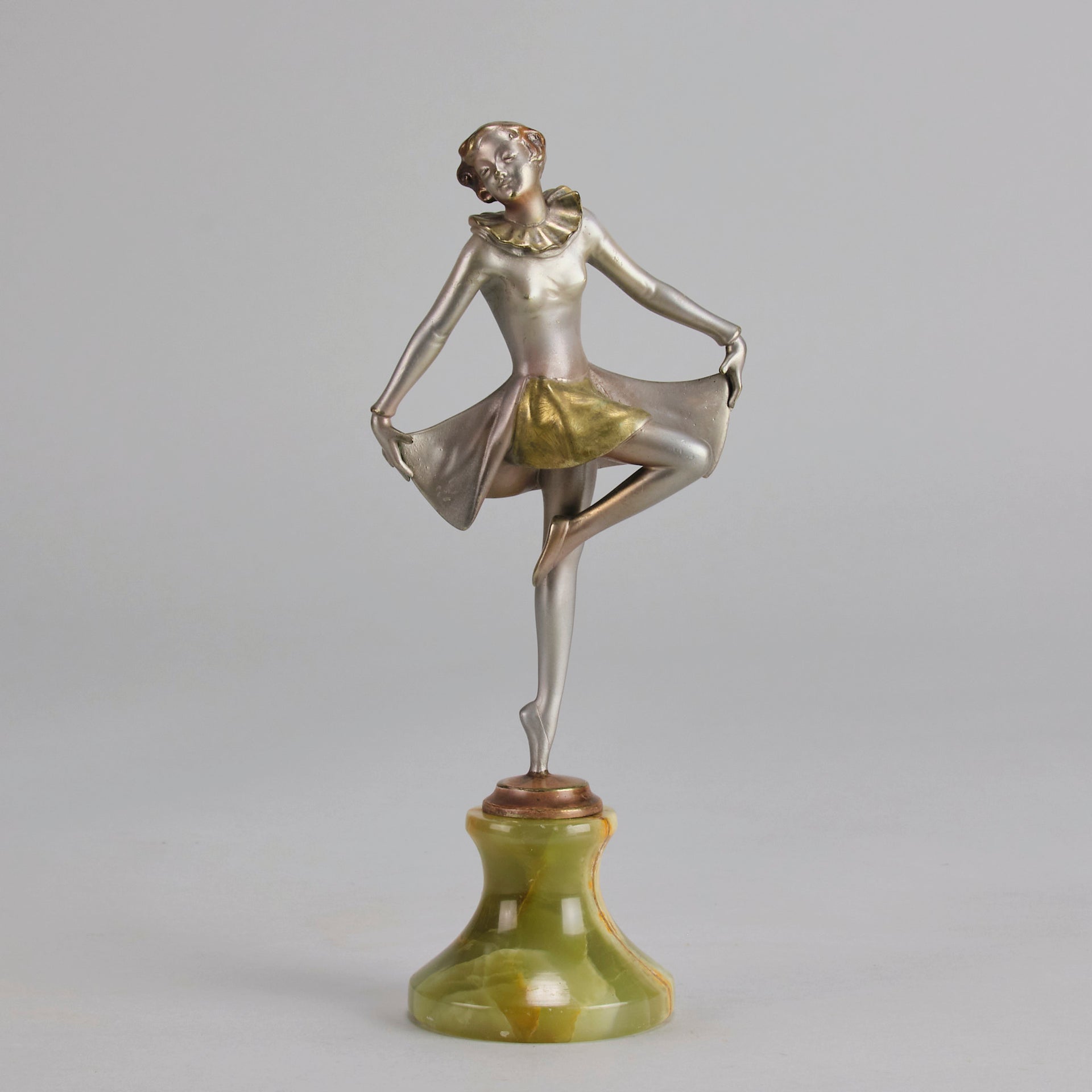 Lorenzl Curtsy -  Art Deco Bronze Figure - Hickmet Fine Arts