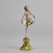 Lorenzl Curtsy -  Art Deco Bronze Figure - Hickmet Fine Arts