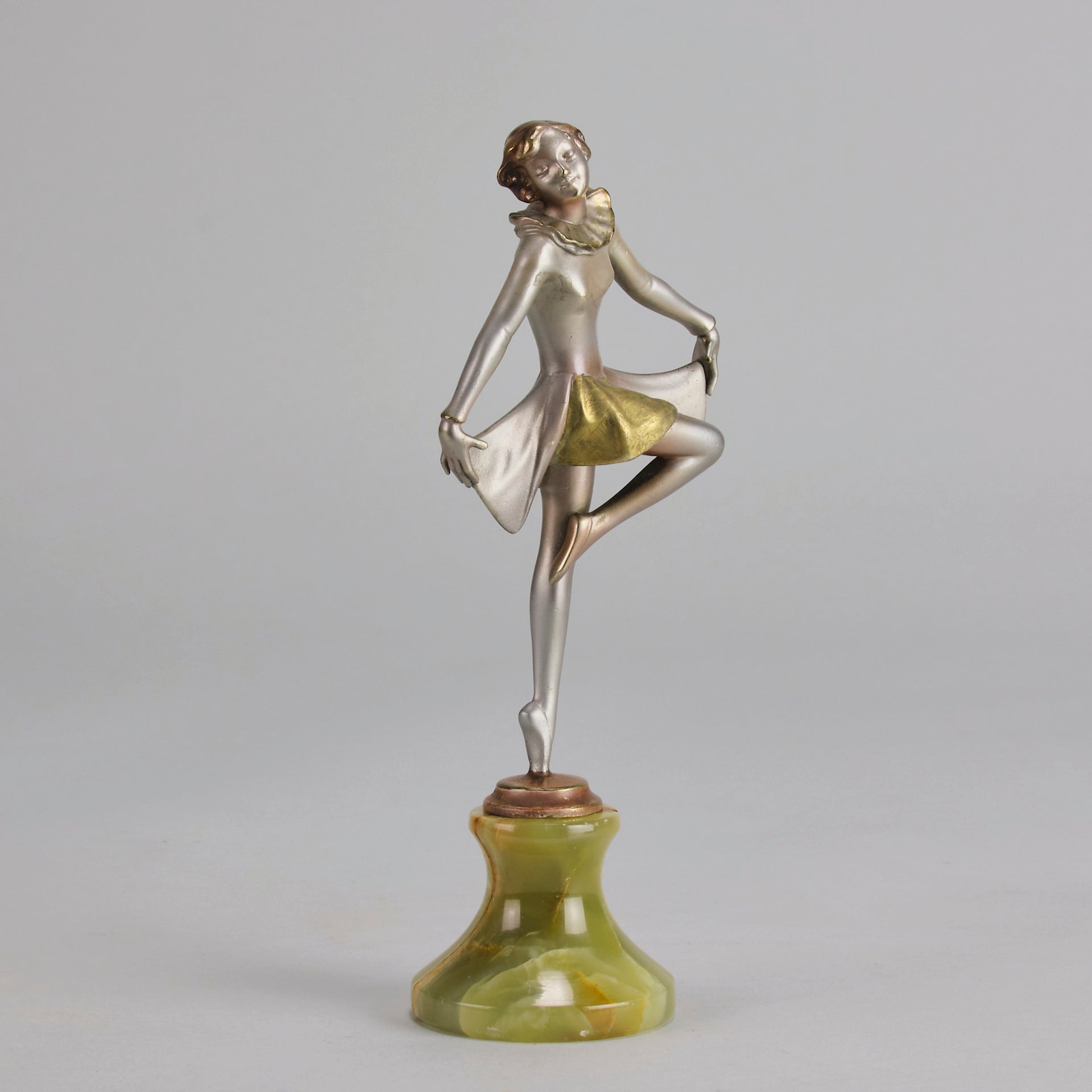 Lorenzl Curtsy -  Art Deco Bronze Figure - Hickmet Fine Arts