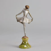 Lorenzl Curtsy -  Art Deco Bronze Figure - Hickmet Fine Arts