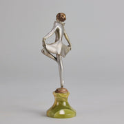 Lorenzl Curtsy -  Art Deco Bronze Figure - Hickmet Fine Arts