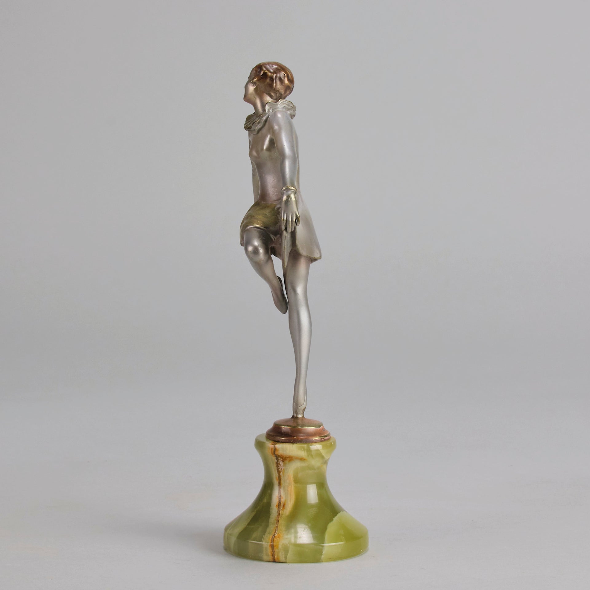 Lorenzl Curtsy -  Art Deco Bronze Figure - Hickmet Fine Arts