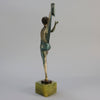 Josef Lorenzl Scarf Dancer - Art Deco Bronze - Hickmet Fine Arts