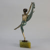 Josef Lorenzl Scarf Dancer - Art Deco Bronze - Hickmet Fine Arts