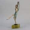 Josef Lorenzl Scarf Dancer - Art Deco Bronze - Hickmet Fine Arts