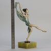 Josef Lorenzl Scarf Dancer - Art Deco Bronze - Hickmet Fine Arts