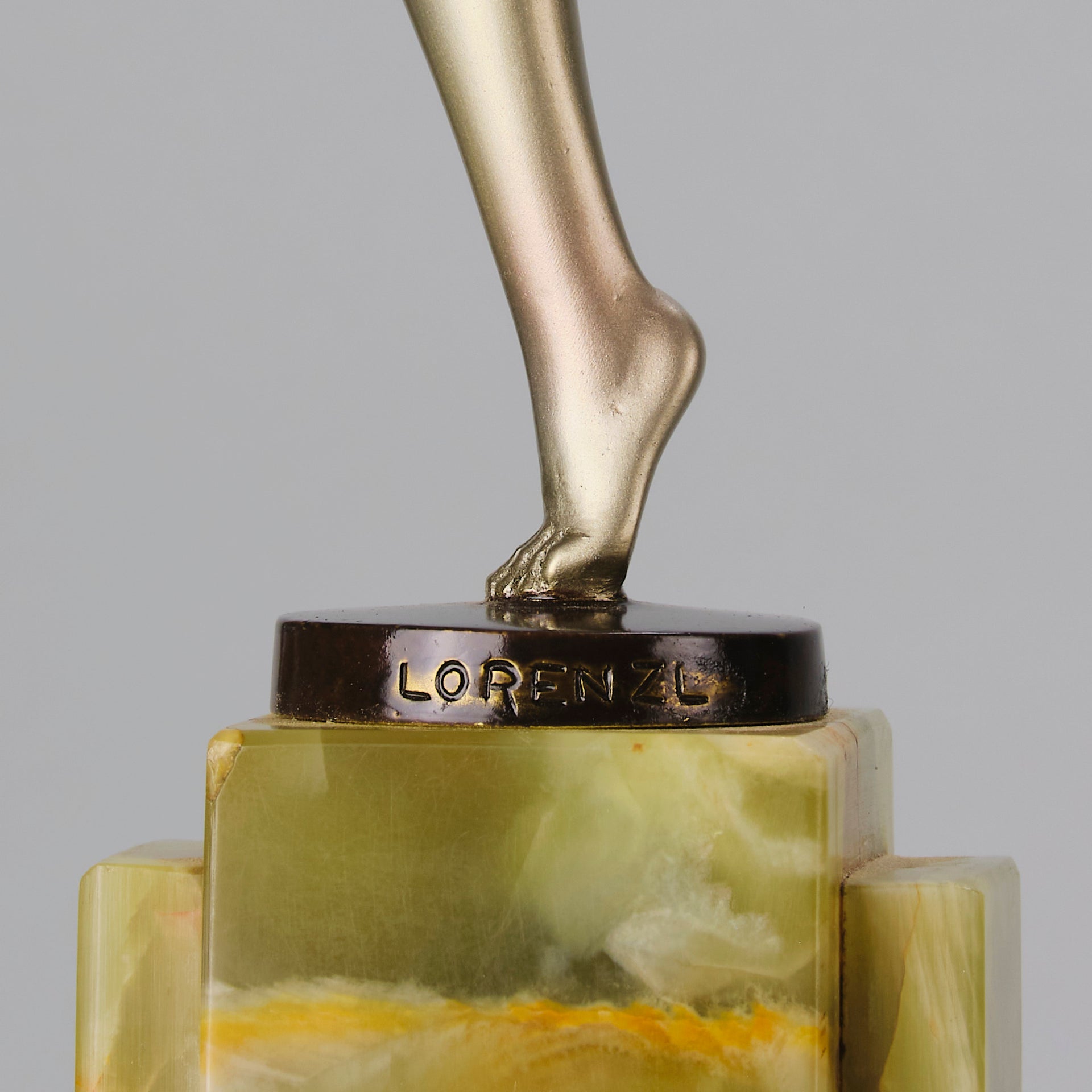 Josef Lorenzl Scarf Dancer - Art Deco Bronze - Hickmet Fine Arts