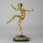 Josef Lorenzl Deco Dancer - Art Deco Bronze - Hickmet Fine Arts