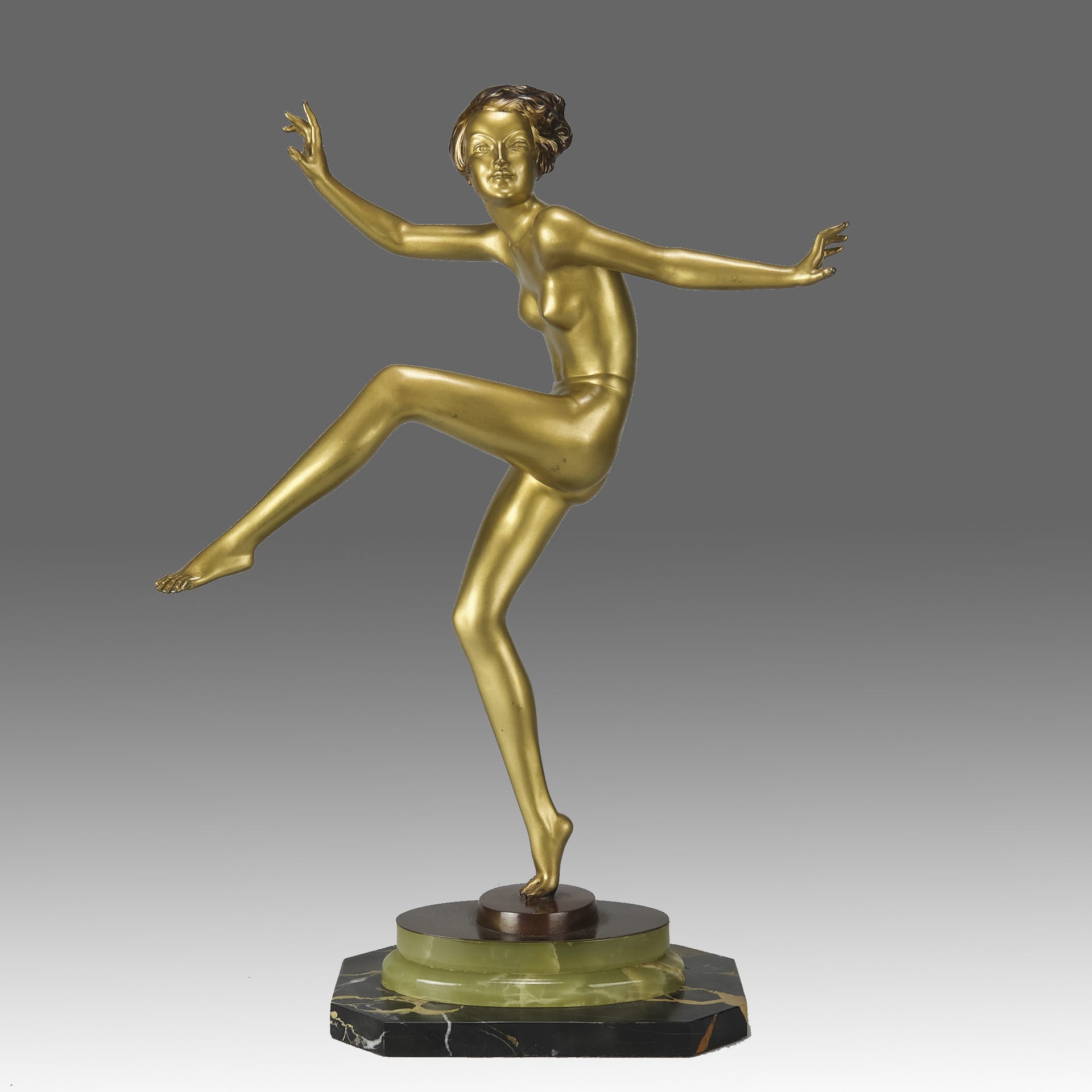 Josef Lorenzl Deco Dancer - Art Deco Bronze - Hickmet Fine Arts