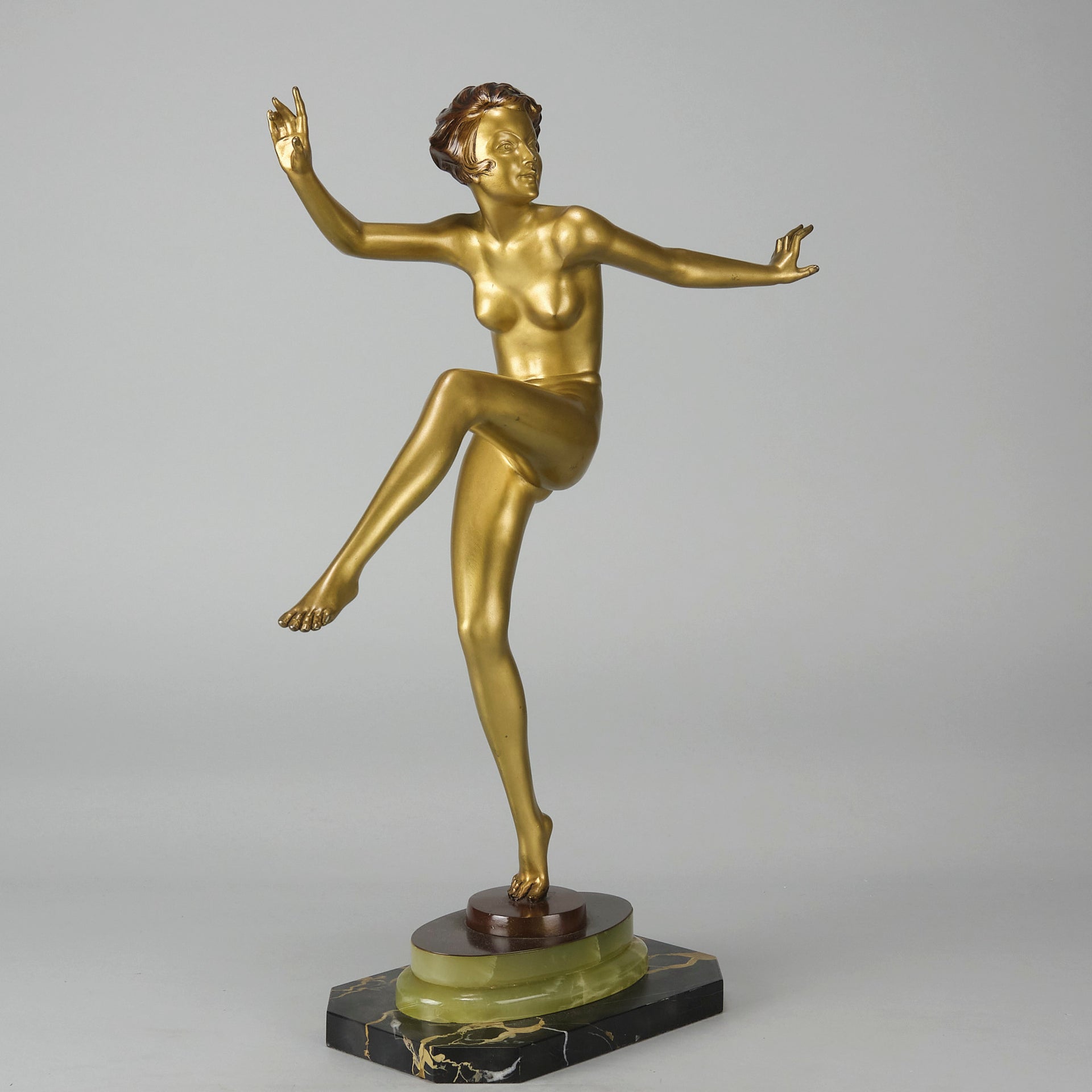 Josef Lorenzl Deco Dancer - Art Deco Bronze - Hickmet Fine Arts