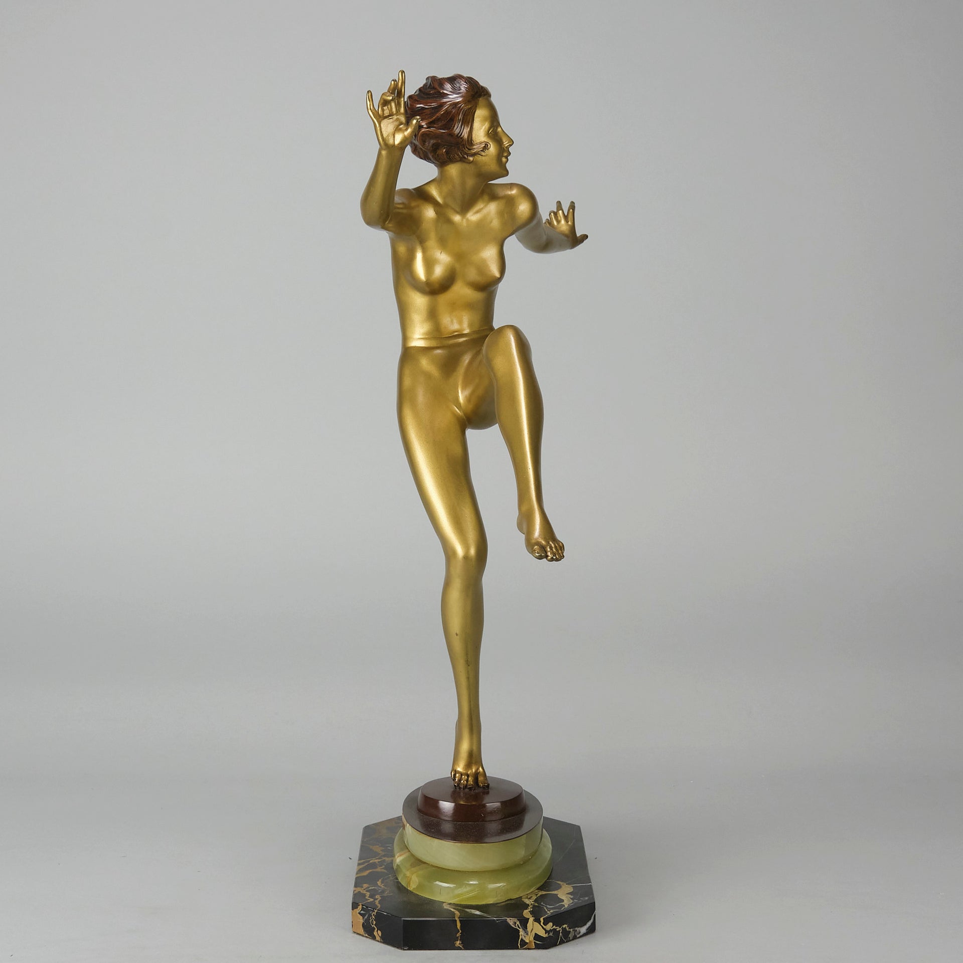Josef Lorenzl Deco Dancer - Art Deco Bronze - Hickmet Fine Arts