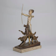 Hounds & Diana Josef Lorenzl - Art Deco Bronze - Hickmet Fine Arts