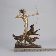 Hounds & Diana Josef Lorenzl - Art Deco Bronze - Hickmet Fine Arts