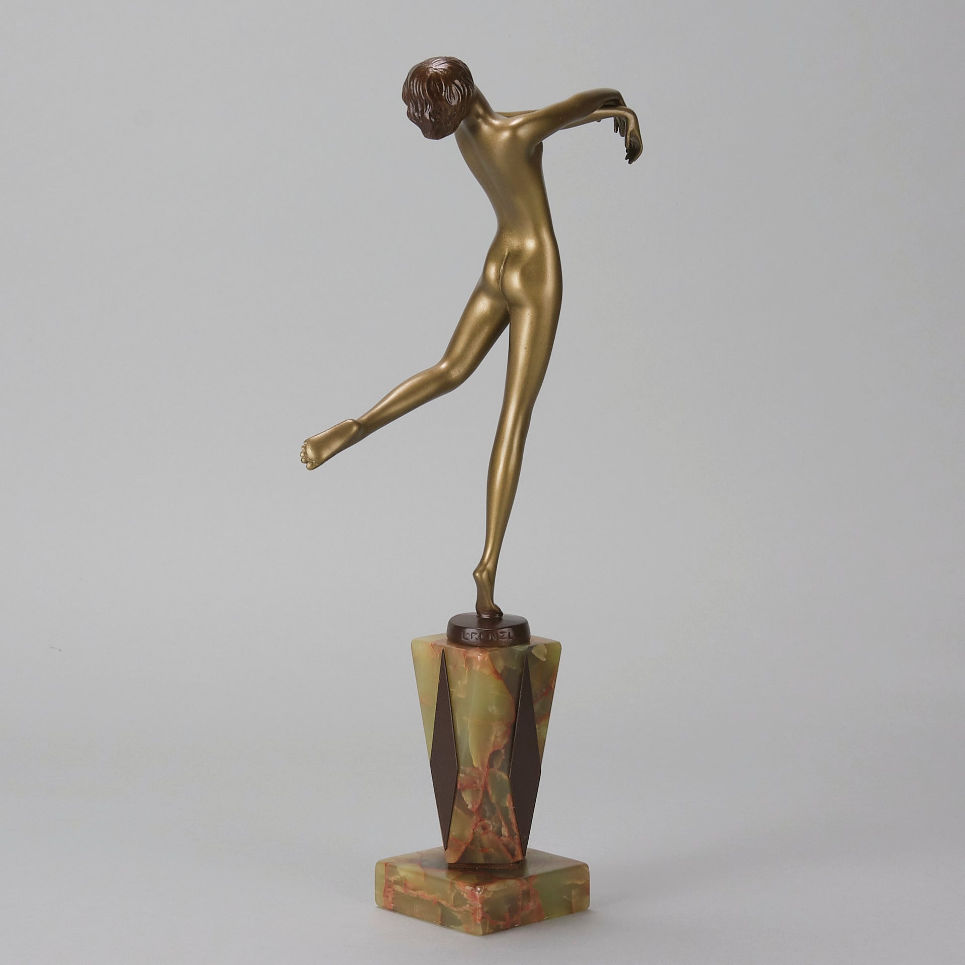 Josef Lorenzl Diva - Art Deco Bronze - Hickmet Fine Arts