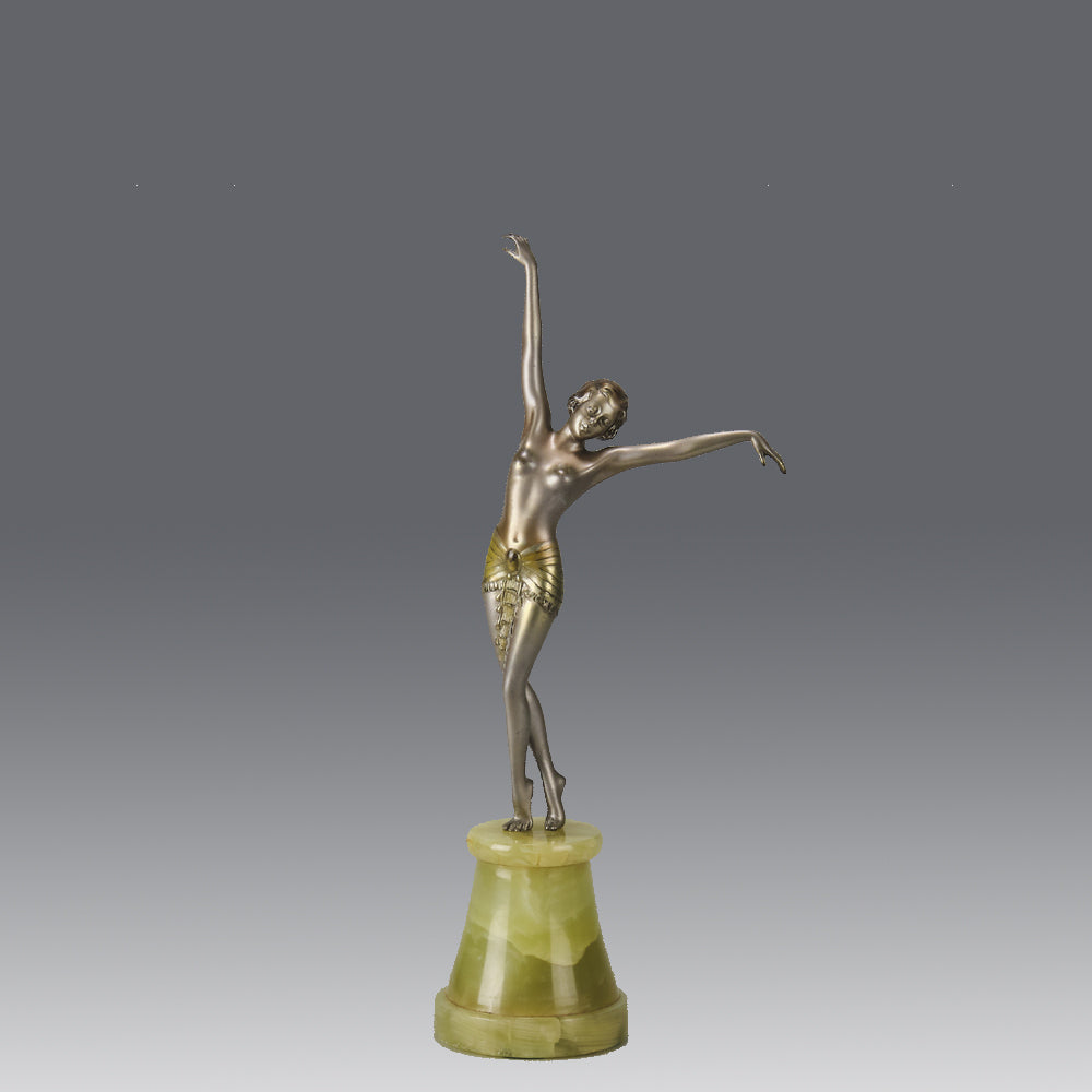 Josef Lorenzl Egyptian Dancer - Art Deco Bronze - Hickmet Fine Arts