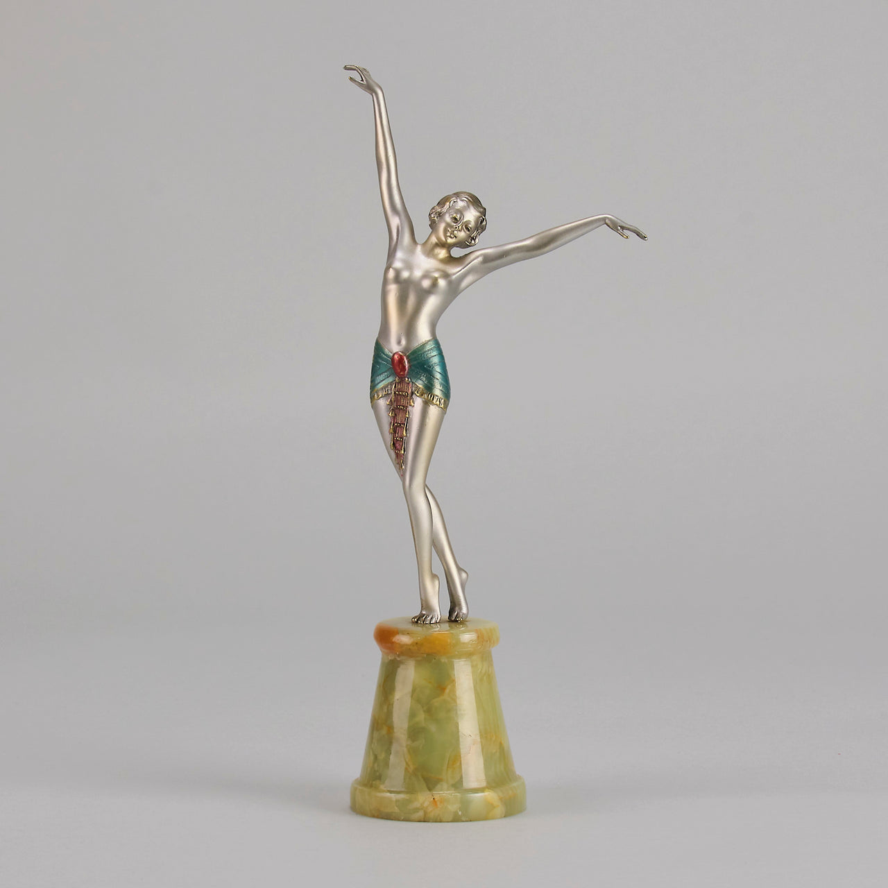Lorenzl Egyptian Dancer - Art Deco Bronze Figure - Hickmet Fine Arts
