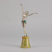 Lorenzl Egyptian Dancer - Art Deco Bronze Figure - Hickmet Fine Arts