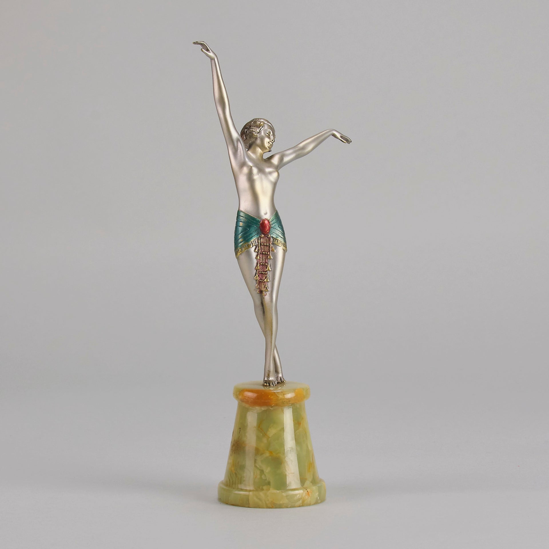 Lorenzl Egyptian Dancer - Art Deco Bronze Figure - Hickmet Fine Arts