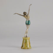 Lorenzl Egyptian Dancer - Art Deco Bronze Figure - Hickmet Fine Arts