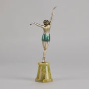 Lorenzl Egyptian Dancer - Art Deco Bronze Figure - Hickmet Fine Arts